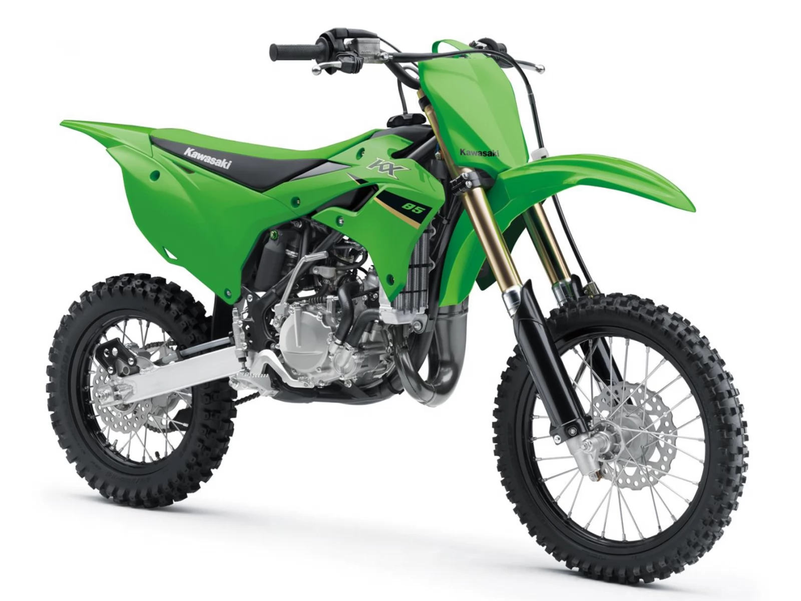 Мотоцикл Kawasaki KX85-I Зеленый 2022 в интернет Магазине Аллигатор Красноярск