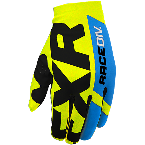 Перчатки FXR SLIP-ON LITE MX (Hi Vis/Black/Blue) 203361-6510 в интернет Магазине Аллигатор Красноярск