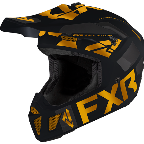 Шлем FXR CLUTCH EVO LE.5 (Black/Gold) 220613-1062 в интернет Магазине Аллигатор Красноярск