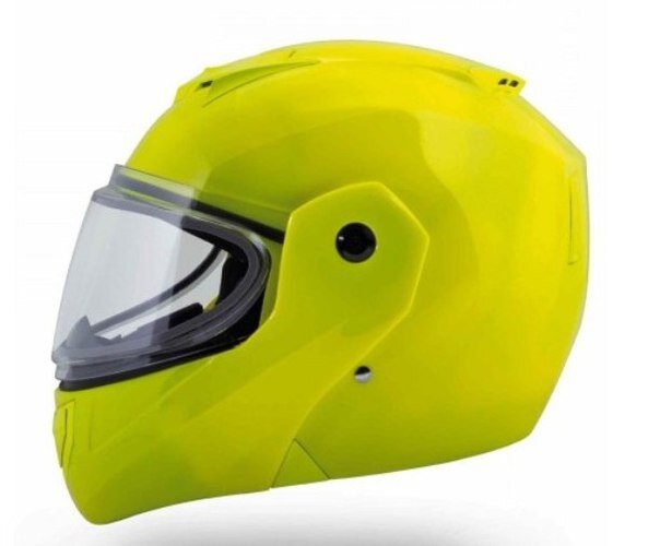 Шлем снегоходный CKX  M710 SOLID EDL модулярный флуоресцентный в интернет Магазине Аллигатор Красноярск