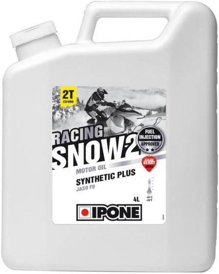 Масло IPONE SNOW RACING 2T FRAISE 4L (аромат клубники) в интернет Магазине Аллигатор Красноярск