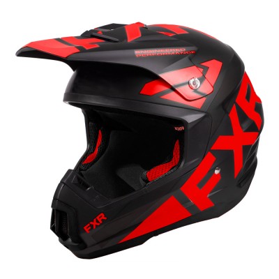 Шлем FXR Torque Team Black/ Red 220620-1020 в интернет Магазине Аллигатор Красноярск