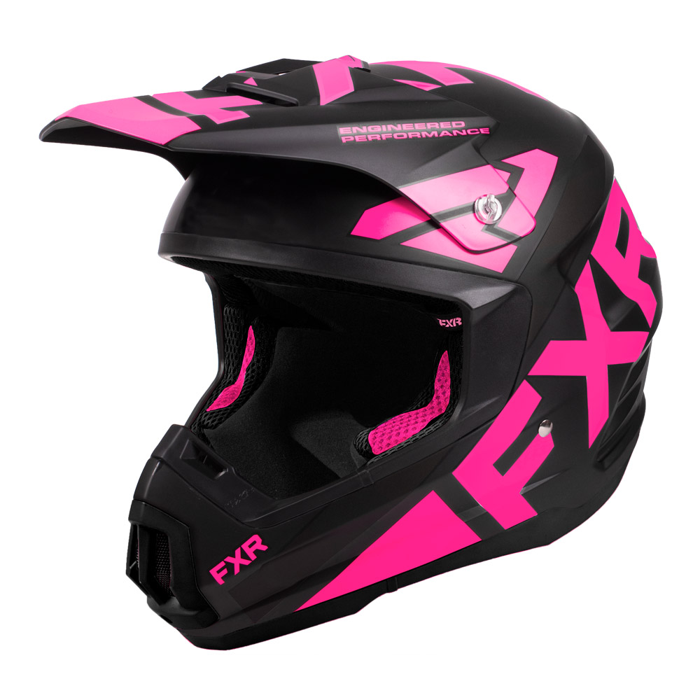Шлем FXR Torque Team (Black/Pink) 220620-1095 в интернет Магазине Аллигатор Красноярск