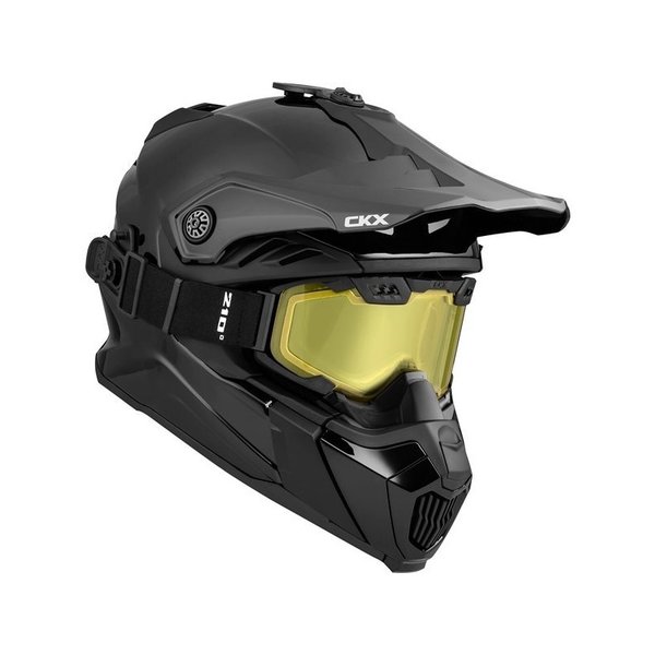 Шлем снегоходный CKX TITAN SOLID с очками CKX 210 в интернет Магазине Аллигатор Красноярск