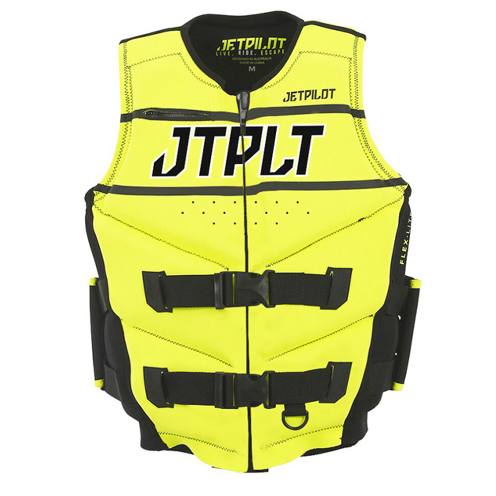 Спасательный жилет для гидроцикла неопрен мужской Jetpilot Matrix Race PWC Neo Vest ISO 50N (Black/Yellow)(2019) в интернет Магазине Аллигатор Красноярск