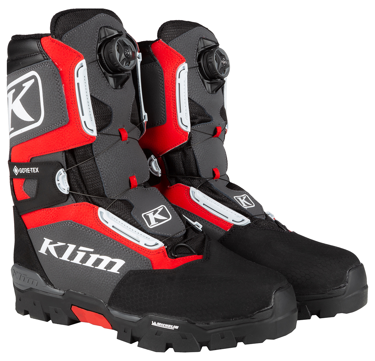Снегоходные ботинки Klim Klutch GTX BOA High Risk Red в интернет Магазине Аллигатор Красноярск