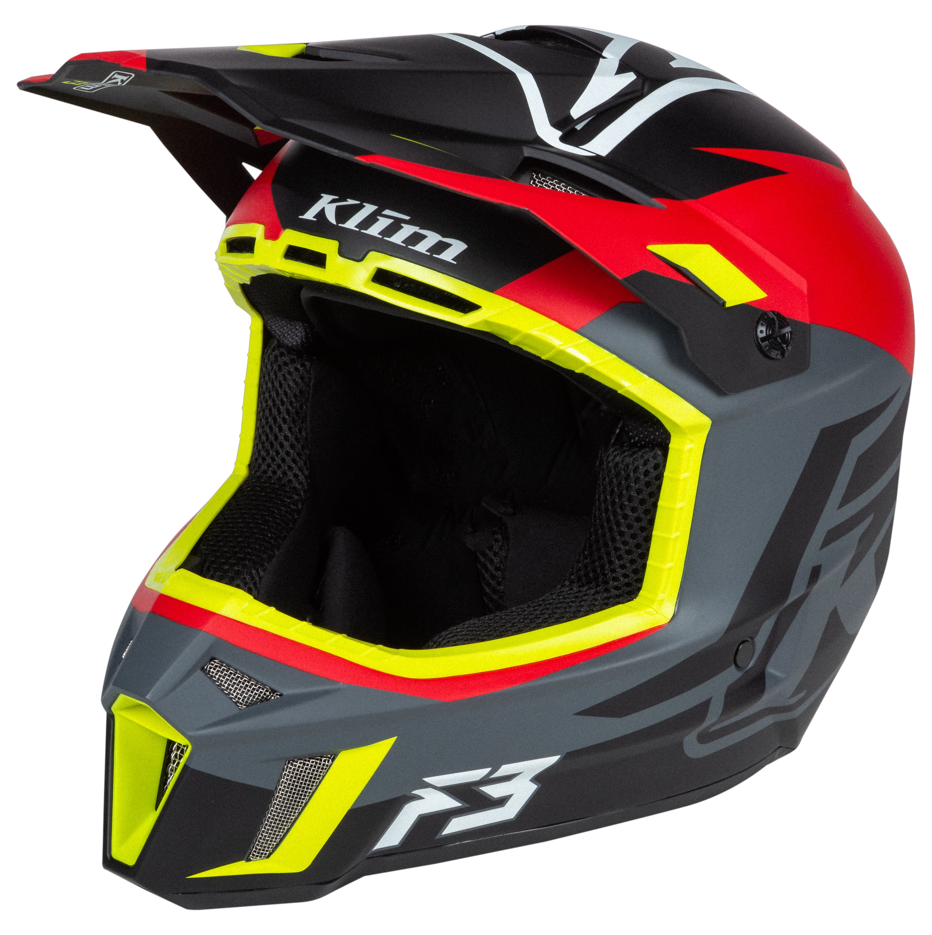 Шлем Klim F3 Helmet ECE Tectonic High Risk Red в интернет Магазине Аллигатор Красноярск
