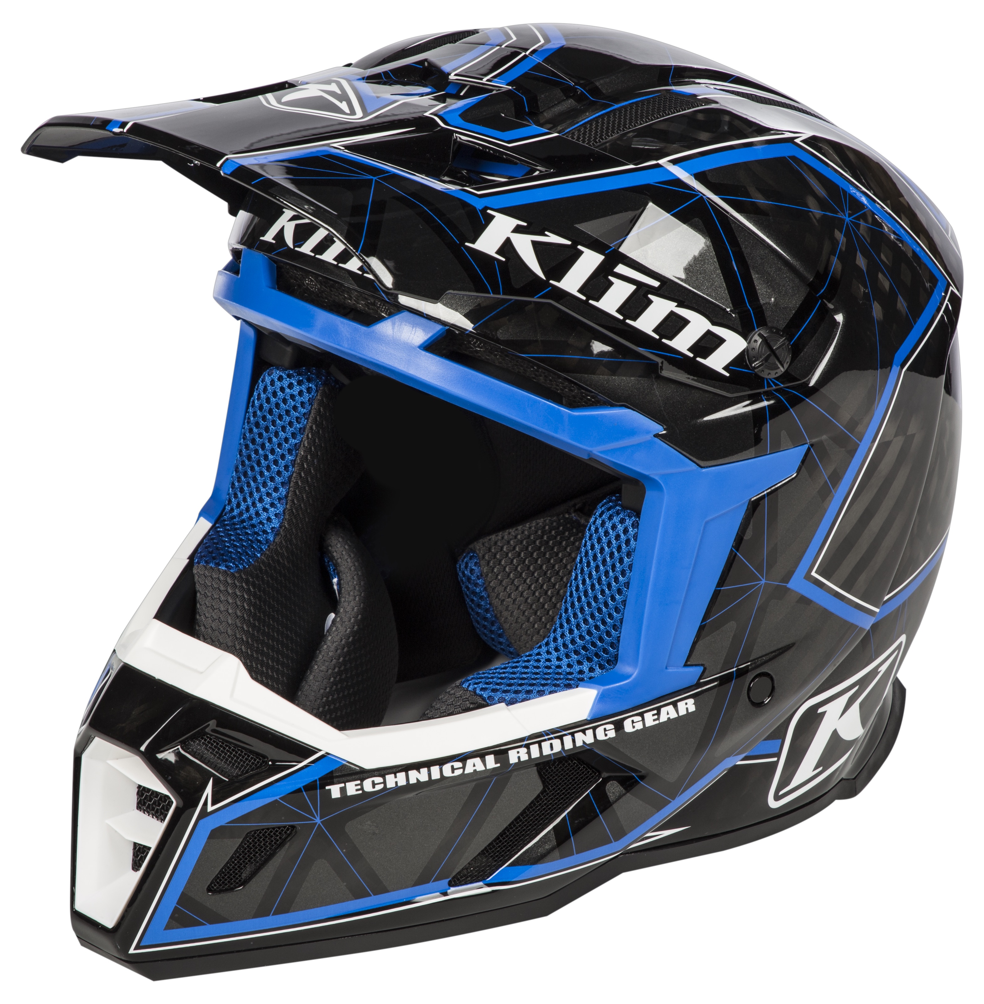 Шлем Klim F5 Helmet Demolish Blue в интернет Магазине Аллигатор Красноярск