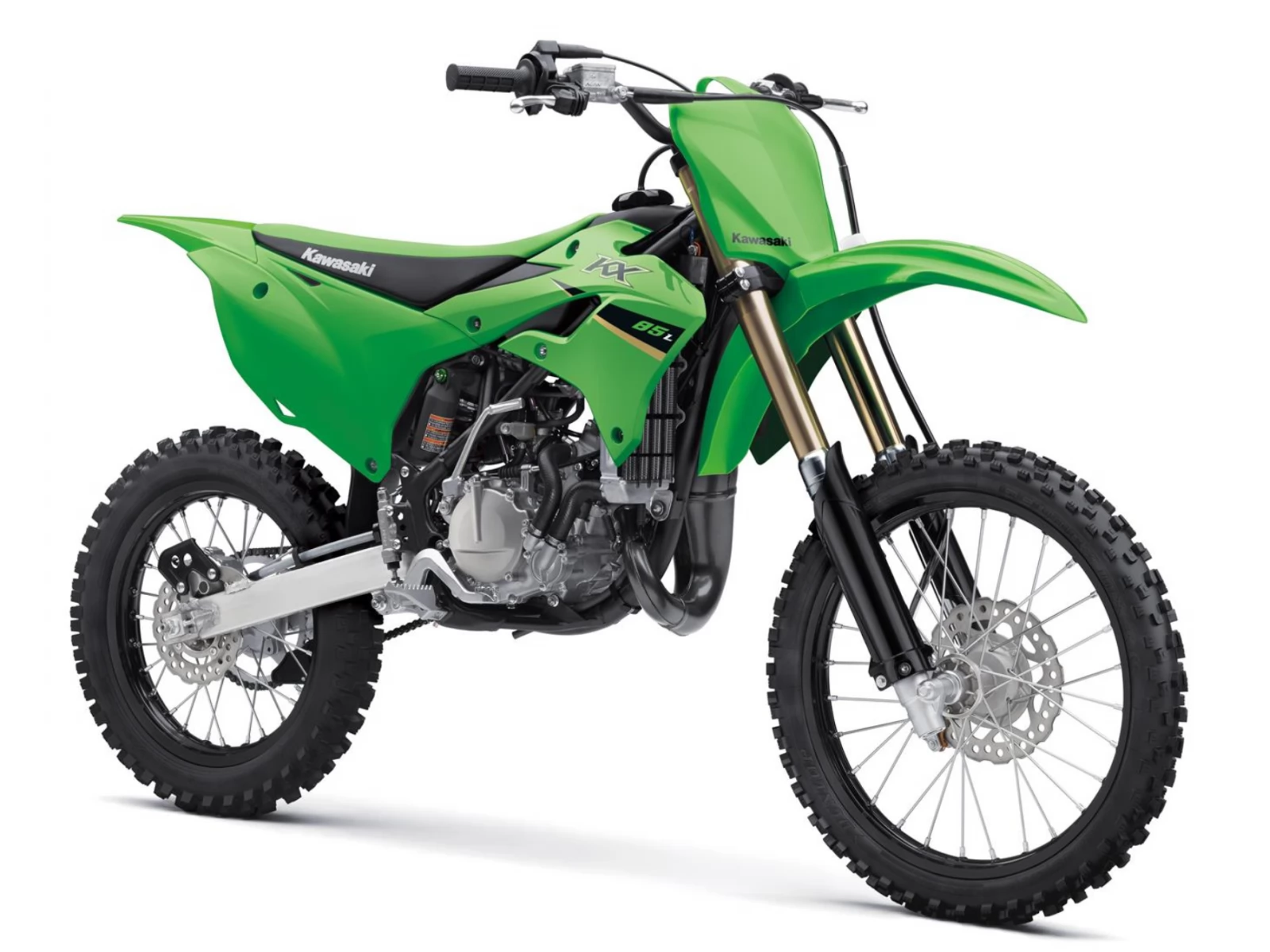 Мотоцикл Kawasaki KX85-II Зеленый 2022 в интернет Магазине Аллигатор Красноярск
