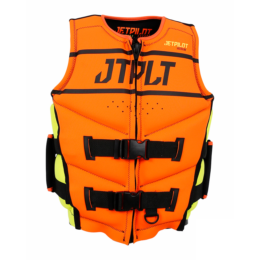 Спасательный жилет для гидроцикла неопрен мужской Jetpilot Matrix Race PWC Neo Vest ISO 50N Orange/Yellow S20 в интернет Магазине Аллигатор Красноярск