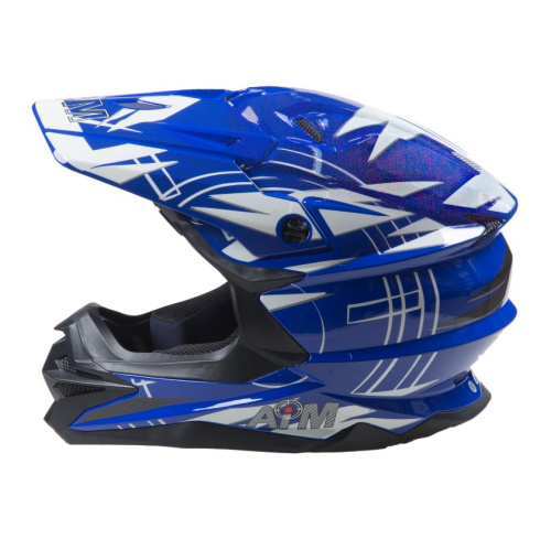 Шлем AiM JK803S Blue/White 803-016 в интернет Магазине Аллигатор Красноярск