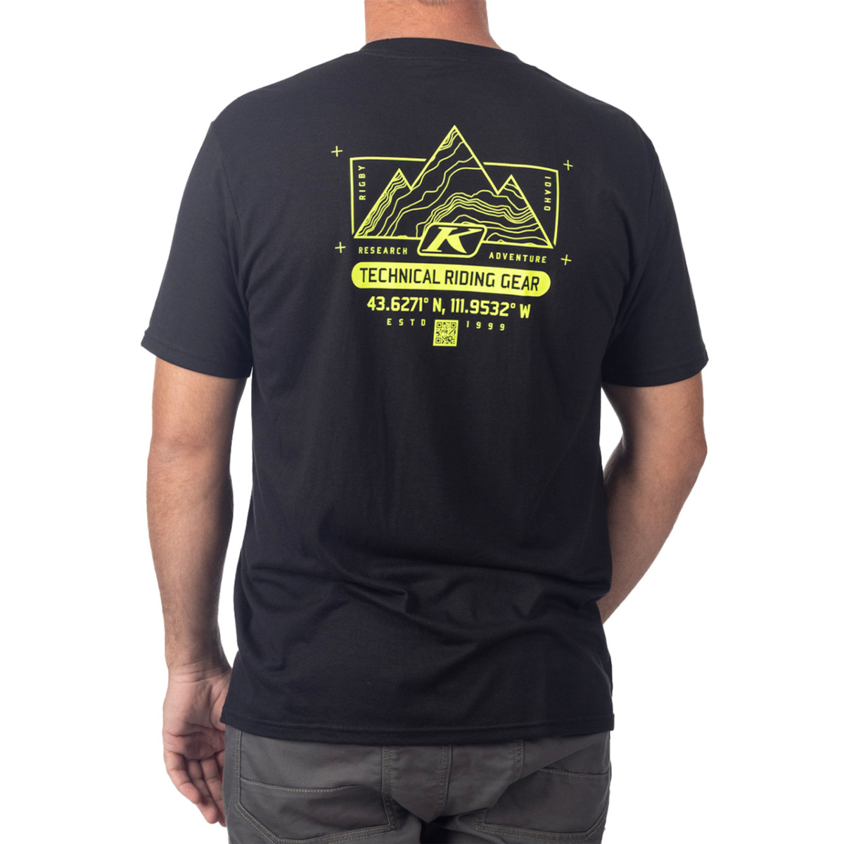 Футболка Klim Destination Tri-blend Tee Black - Hi-Vis 6754-000-130-004 в интернет Магазине Аллигатор Красноярск