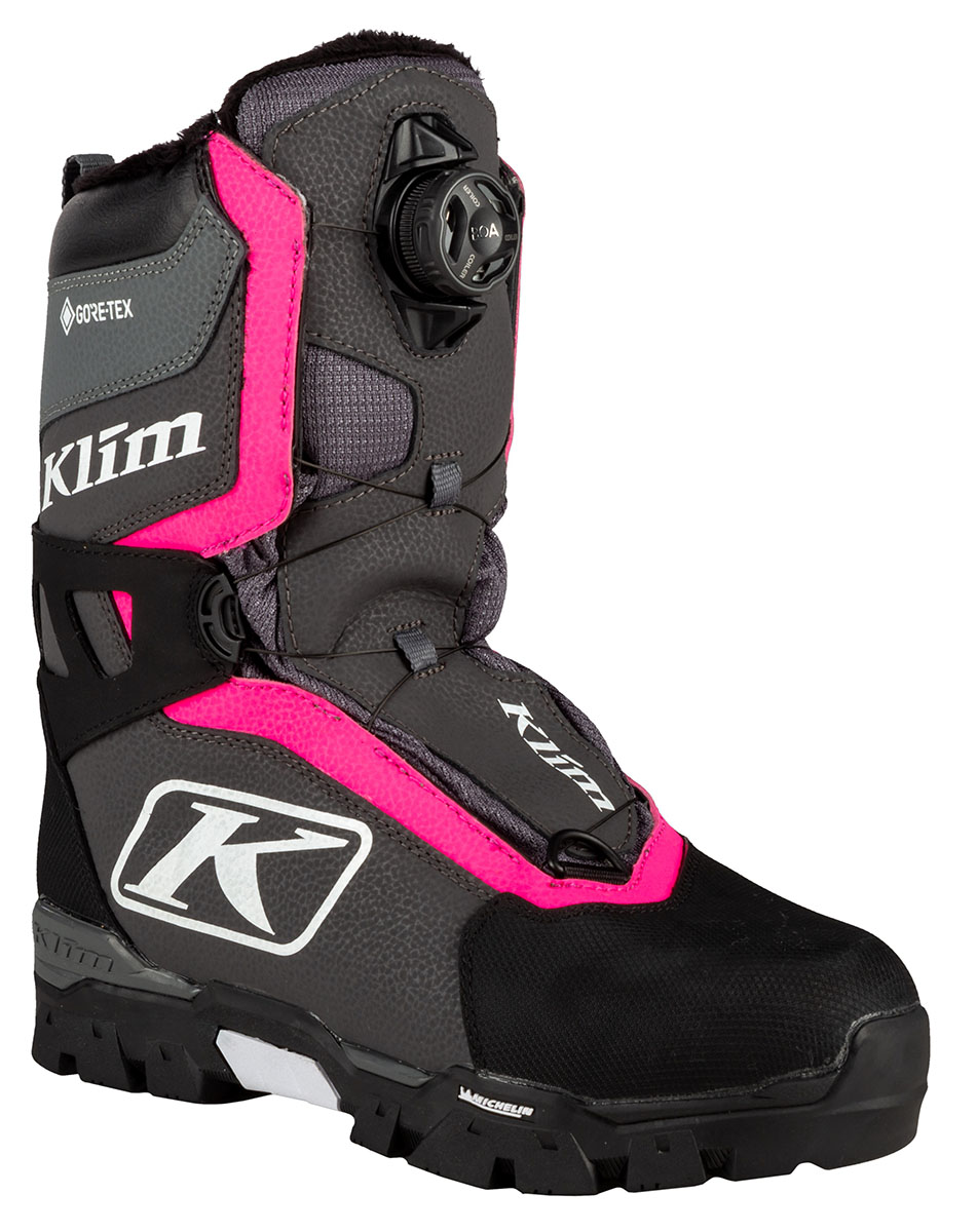 Снегоходные ботинки Klim Aurora GTX BOA  Knockout Pink в интернет Магазине Аллигатор Красноярск