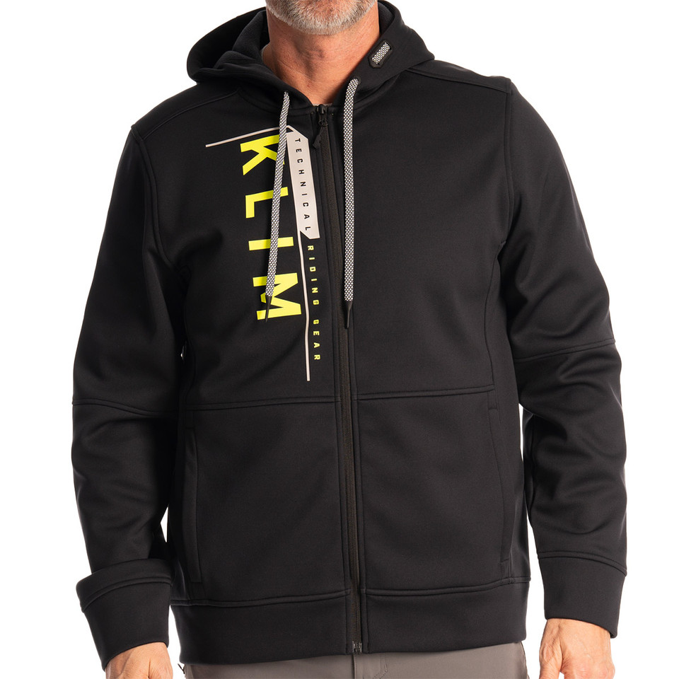 Кофта с капюшоном Klim Barracks Hoodie Black - Hi-Vis 6628-000-150-004 в интернет Магазине Аллигатор Красноярск