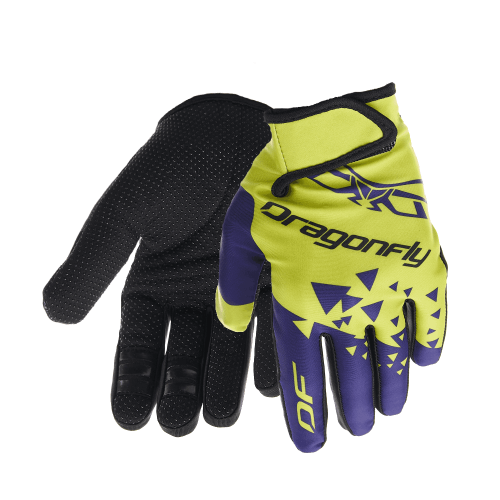 Перчатки Dragonfly CROSS Lime - Ultramarine 600129-24-540 в интернет Магазине Аллигатор Красноярск