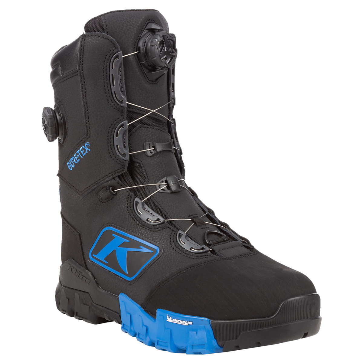 Снегоходные ботинки Klim Adrenaline Pro S GTX BOA  Black - Electric Blue Lemonade 3107-002-008-010 в интернет Магазине Аллигатор Красноярск
