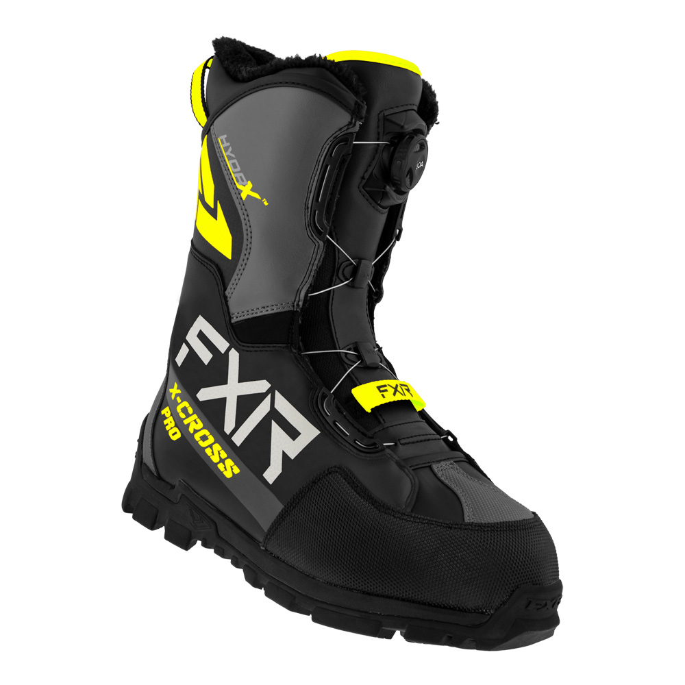 Ботинки FXR X-Cross Pro BOA с утеплителем (Black/Hi Vis) в интернет Магазине Аллигатор Красноярск