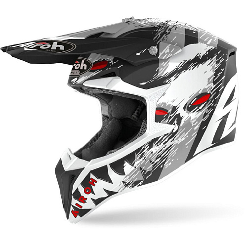 Шлем внедорожный Airoh Wraap DEMON Matt  в интернет Магазине Аллигатор Красноярск