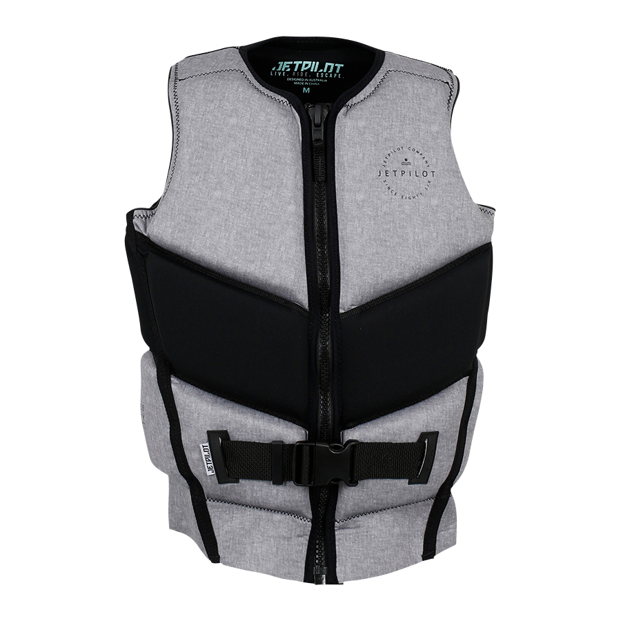Cпасательный жилет неопрен мужской Jetpilot Freeride ISO 50N Neo Vest Grey Marle S20 в интернет Магазине Аллигатор Красноярск