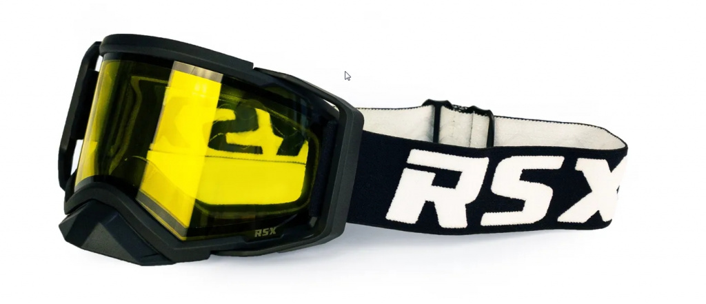 Очки RSX Blizzard Winter (черный/черный) двойное желтое стекло  в интернет Магазине Аллигатор Красноярск