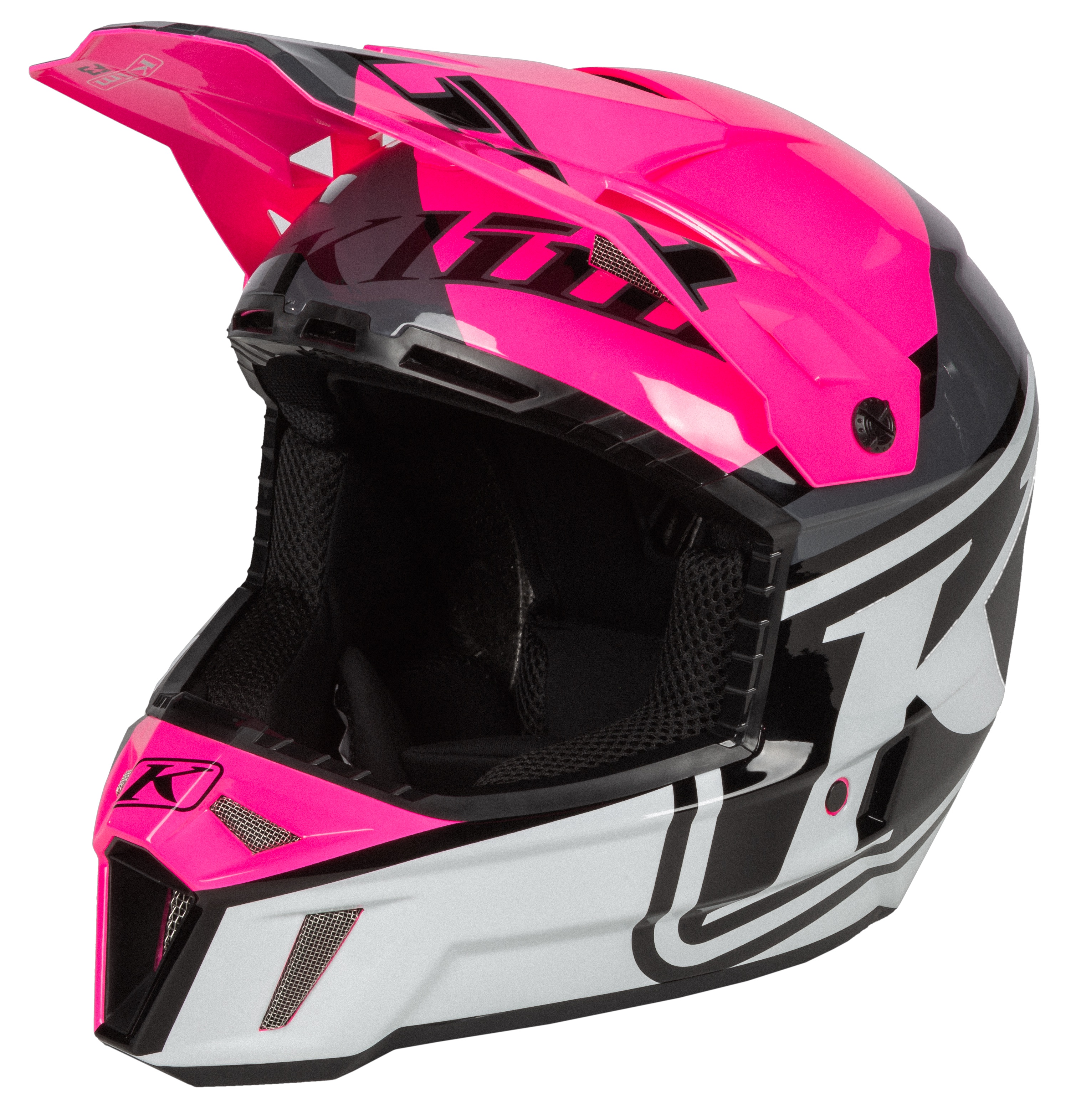Шлем Klim F3 Helmet ECE Disarray Pink в интернет Магазине Аллигатор Красноярск
