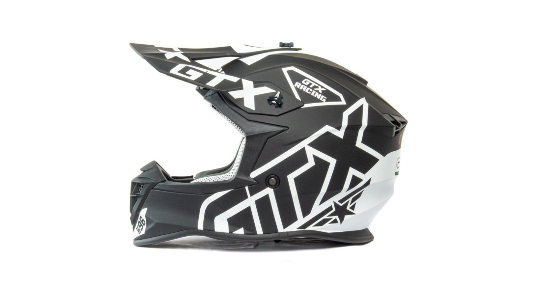 Шлем мото кроссовый GTX 633 GRAY в интернет Магазине Аллигатор Красноярск