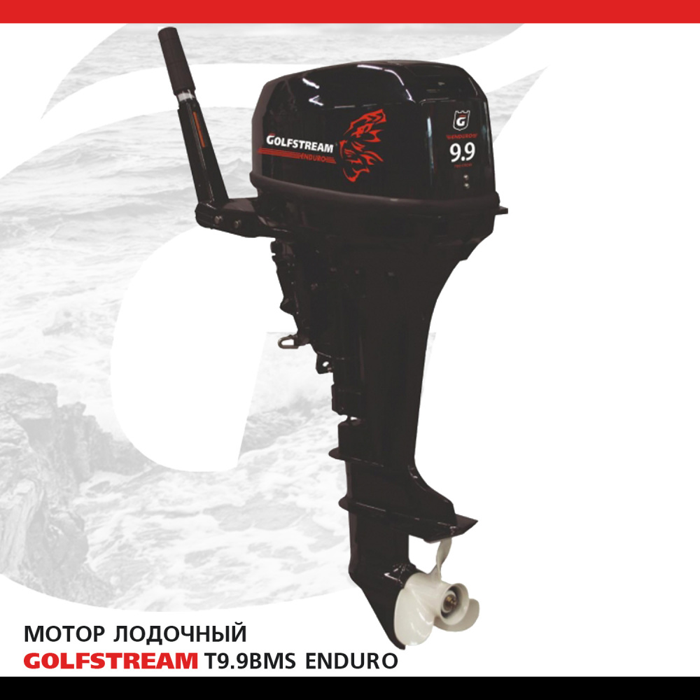 Мотор лодочный GOLFSTREAM TE9.9BMS Enduro в интернет Магазине Аллигатор Красноярск