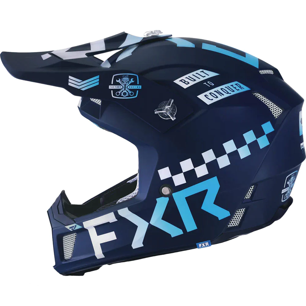 Шлем FXR Clutch Gladiator (Blue)  240628-4000 в интернет Магазине Аллигатор Красноярск