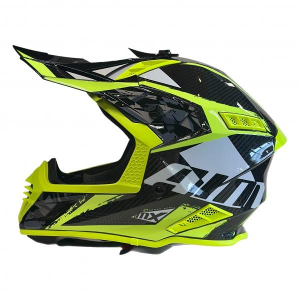 Шлем AiM RH855 Carbon TERRAIN Black/Yellow RH855T-DBY в интернет Магазине Аллигатор Красноярск