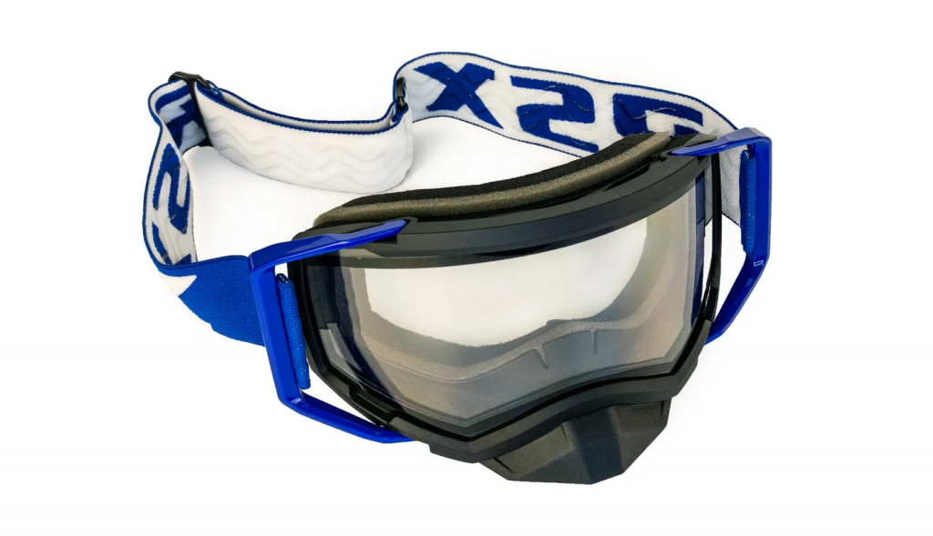 Очки RSX Blizzard Winter (черный/синий/синий; двойное прозрачное стекло) в интернет Магазине Аллигатор Красноярск
