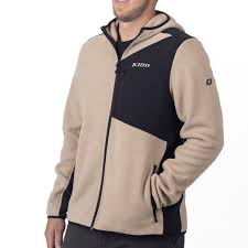 Куртка флисовая с капюшоном Klim Teton Crest Fleece Hooded Jacket Montana Tan - Black 6602-000-130-933 в интернет Магазине Аллигатор Красноярск